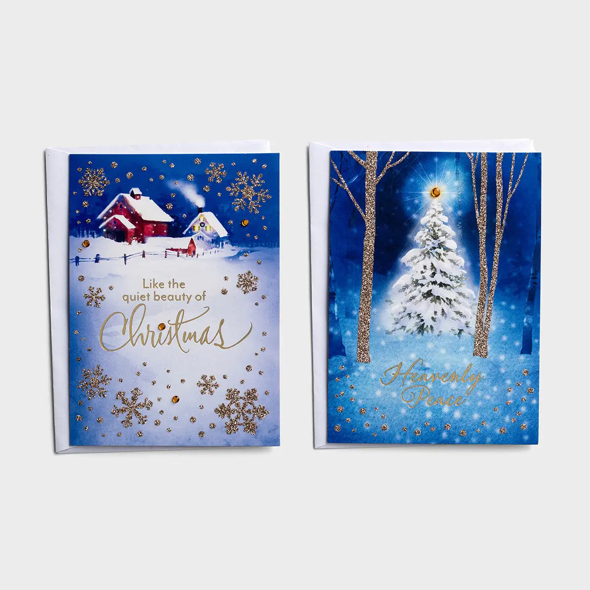 The Quiet Beauty of Christmas - 24 Assorted Christmas Boxed Cards and Envelopes