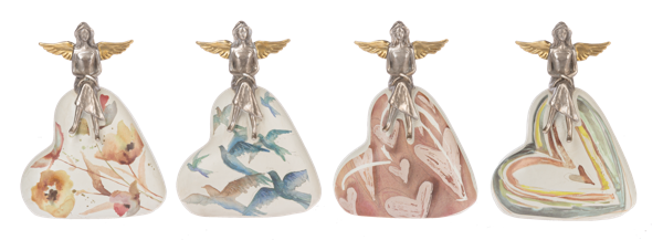 Life's Notes Angel on Heart Figurines