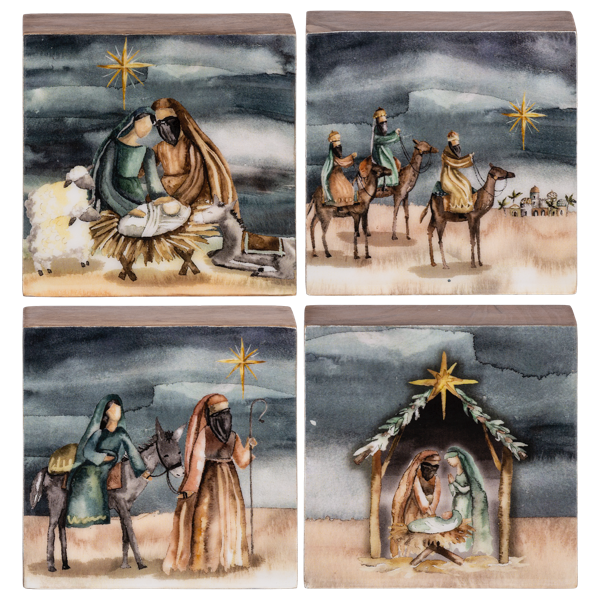 Watercolor Spiritual Art Blocks