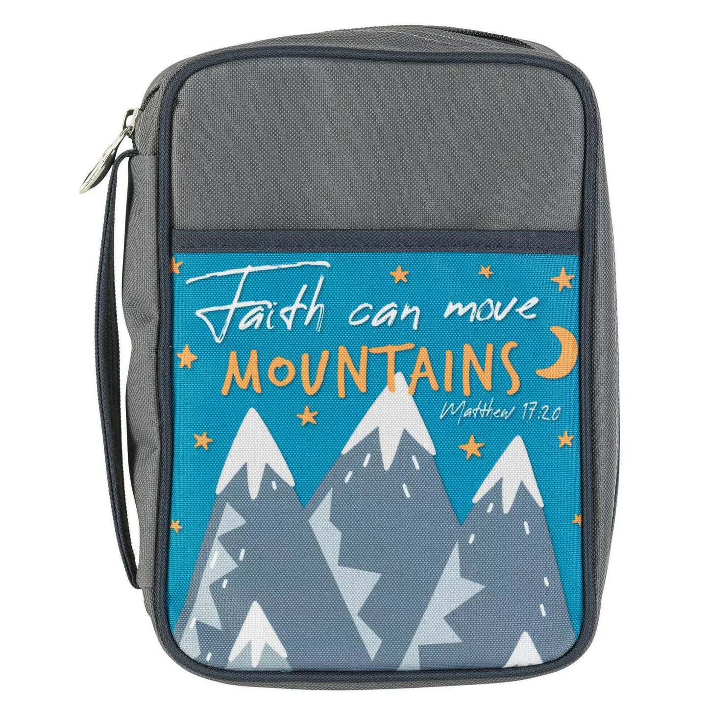 Faith Can Move Mountains Bible Cover, Medium