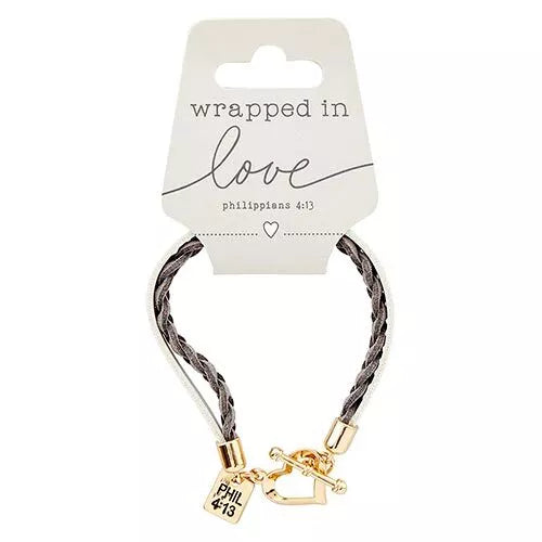 Wrapped In Love - Philippians 4:13 Bracelets