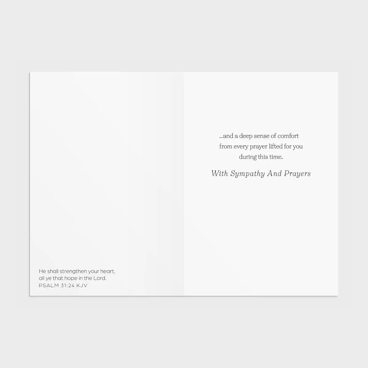 Sympathy - Marble - 12 Boxed Cards and Envelopes, KJV