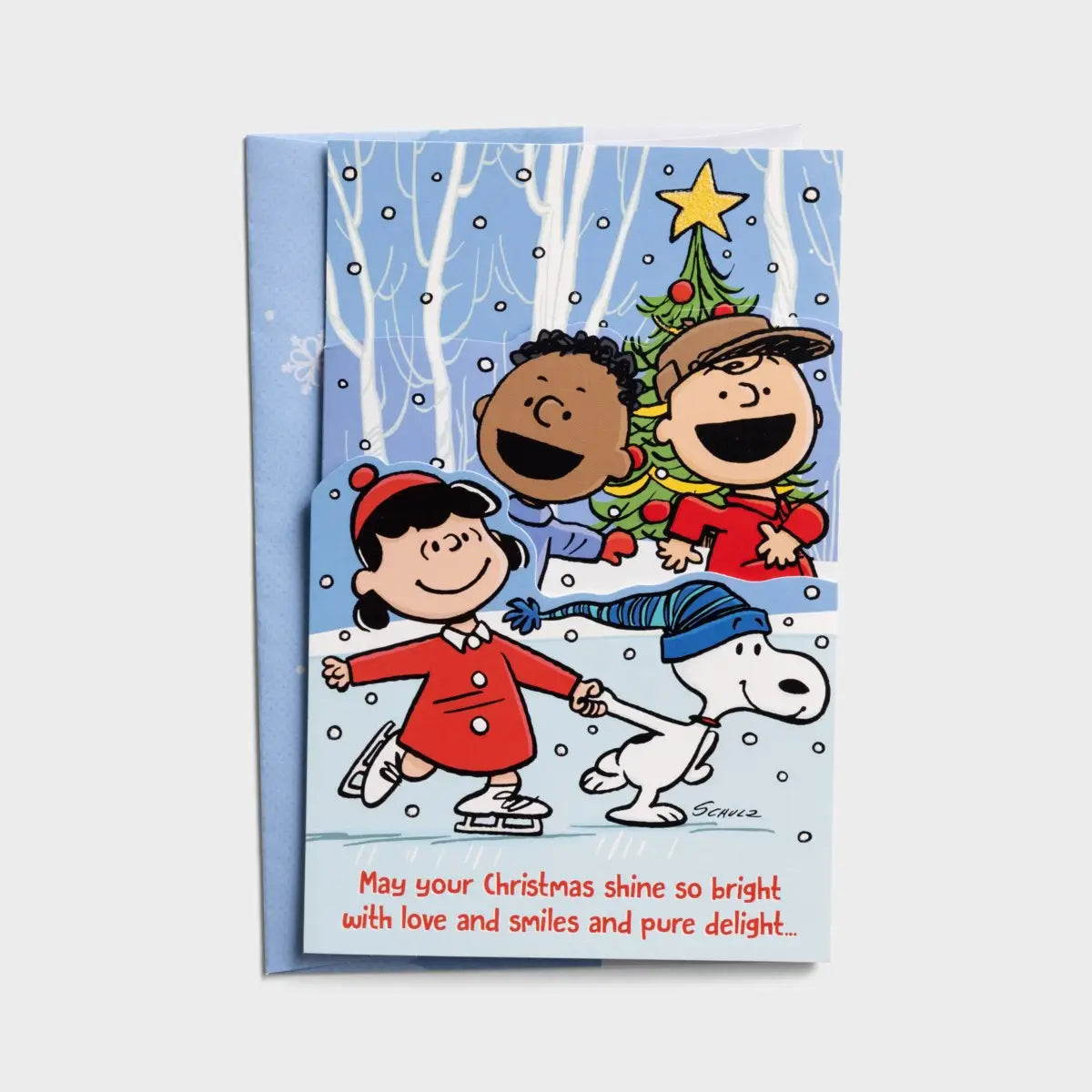 Peanuts® - May Your Christmas Shine So Bright - 18 Christmas Boxed Cards and Envelopes, NKJV