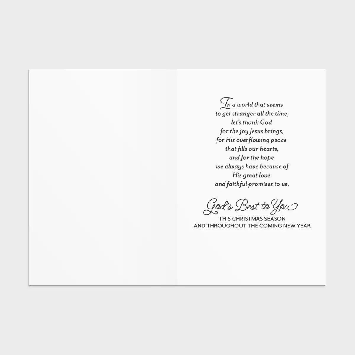 The God of Hope - 18 Christmas Boxed Cards and Envelopes, KJV