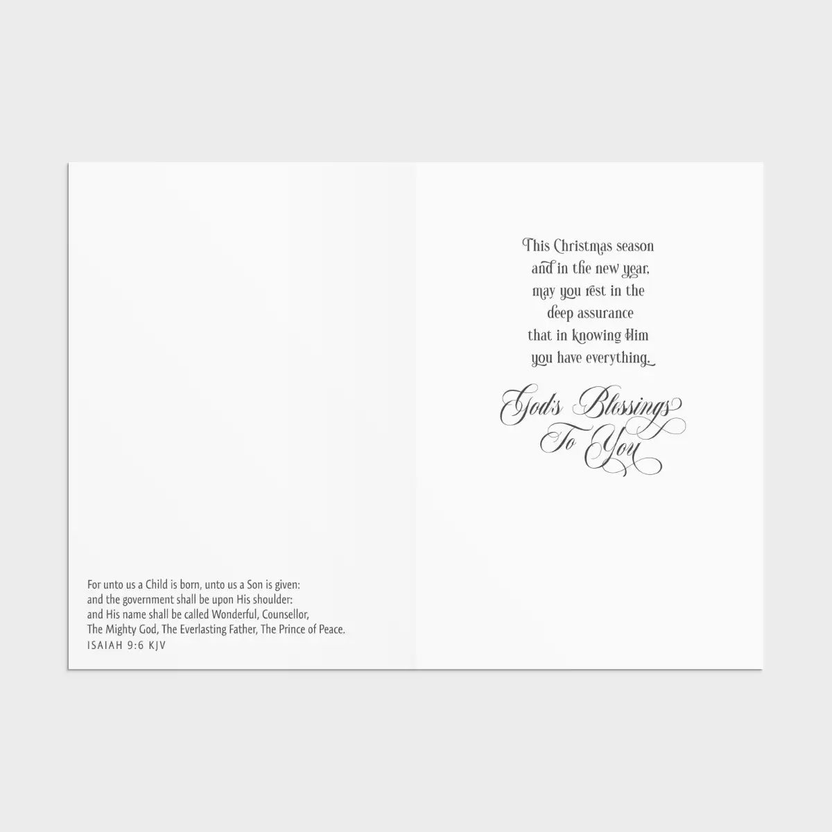 Names of Jesus - 18 Christmas Boxed Cards and Envelopes, KJV