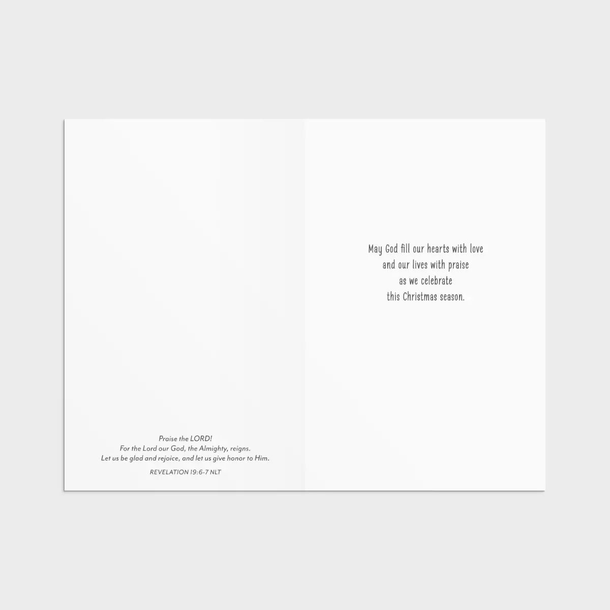 Let Us Be Glad and Rejoice - 18 Christmas Boxed Cards and Envelopes