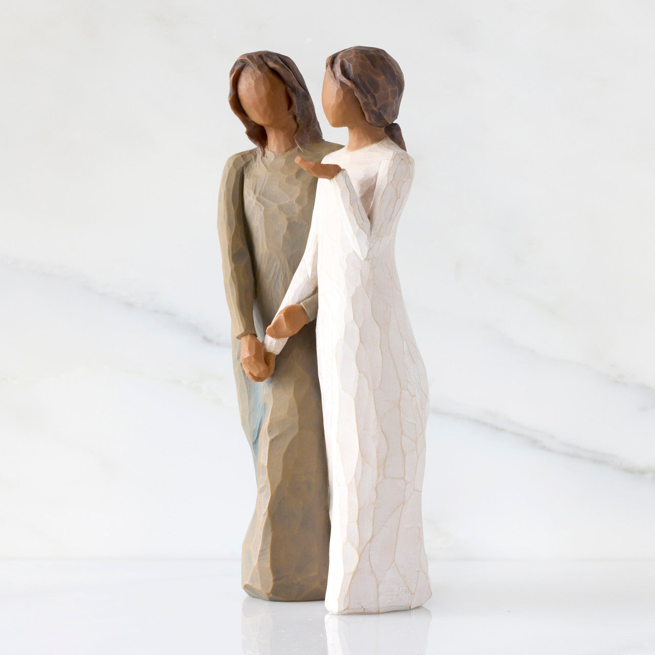 Willow Tree My Sister, My Friend (Darker Skin), Sculpted Hand-Painted Figure