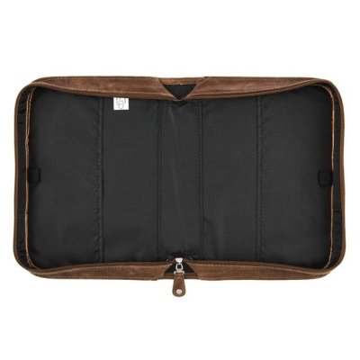 Trust In The Lord Two-Tone Brown Classic Faux Leather Bible Cover - Proverbs 3:5, Large