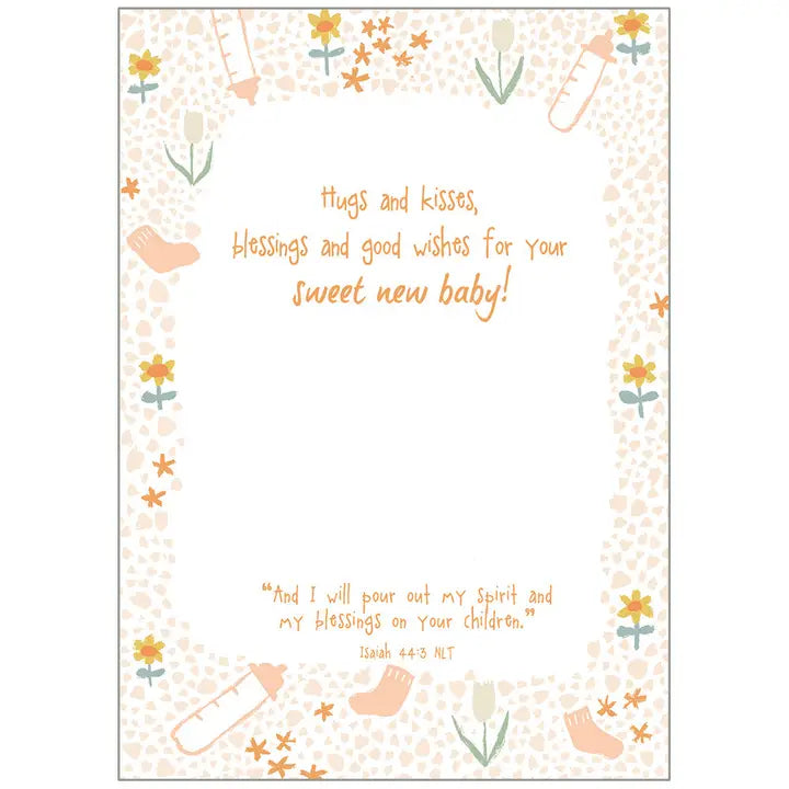 Welcome Baby - Faith Baby Card- SCD110165