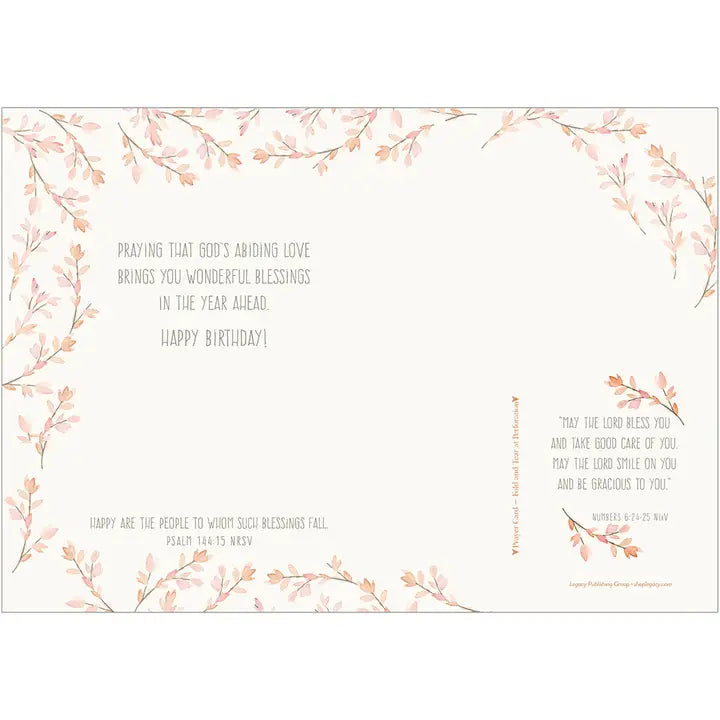 Blessed Floral - Faith Birthday Card- SPC113389