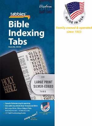 Bible Tab-Large Print O&N Testament