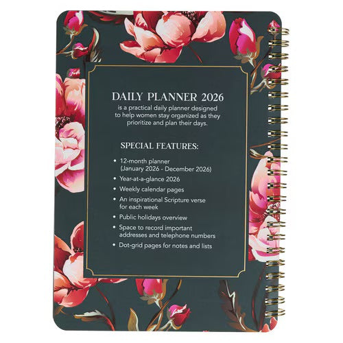2026 I Know the Plans Spiral Weekly Planner - Jeremiah 29:11