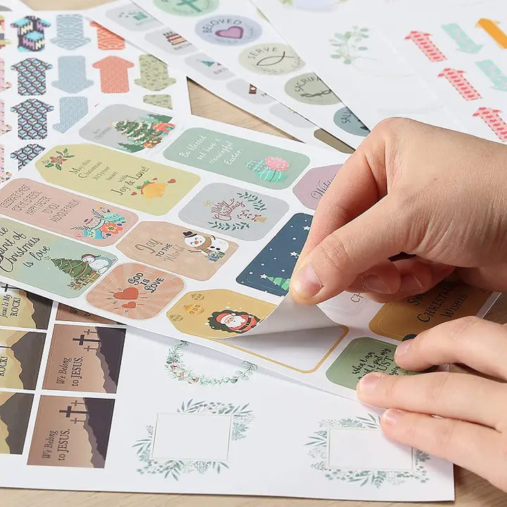 Christian Journaling Stickers, 31 Sheets