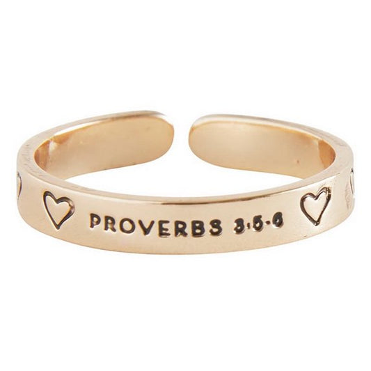 Ring Faithful Heart, Silver/Gold