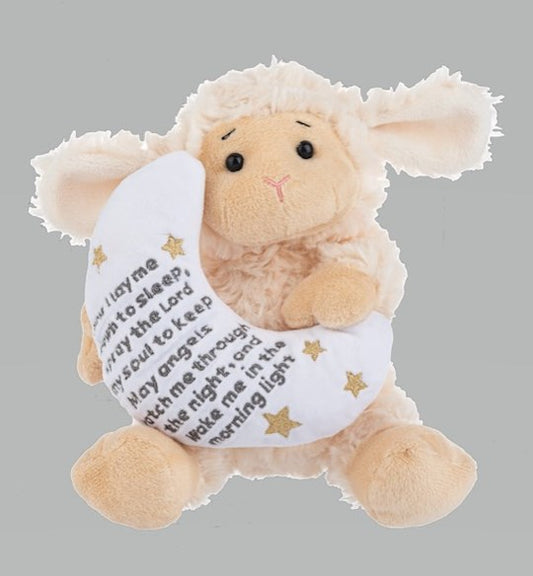 Plush-Bedtime Prayer Lamb (7″)