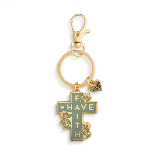 Sharing Kindness Keychain - Cross 1in