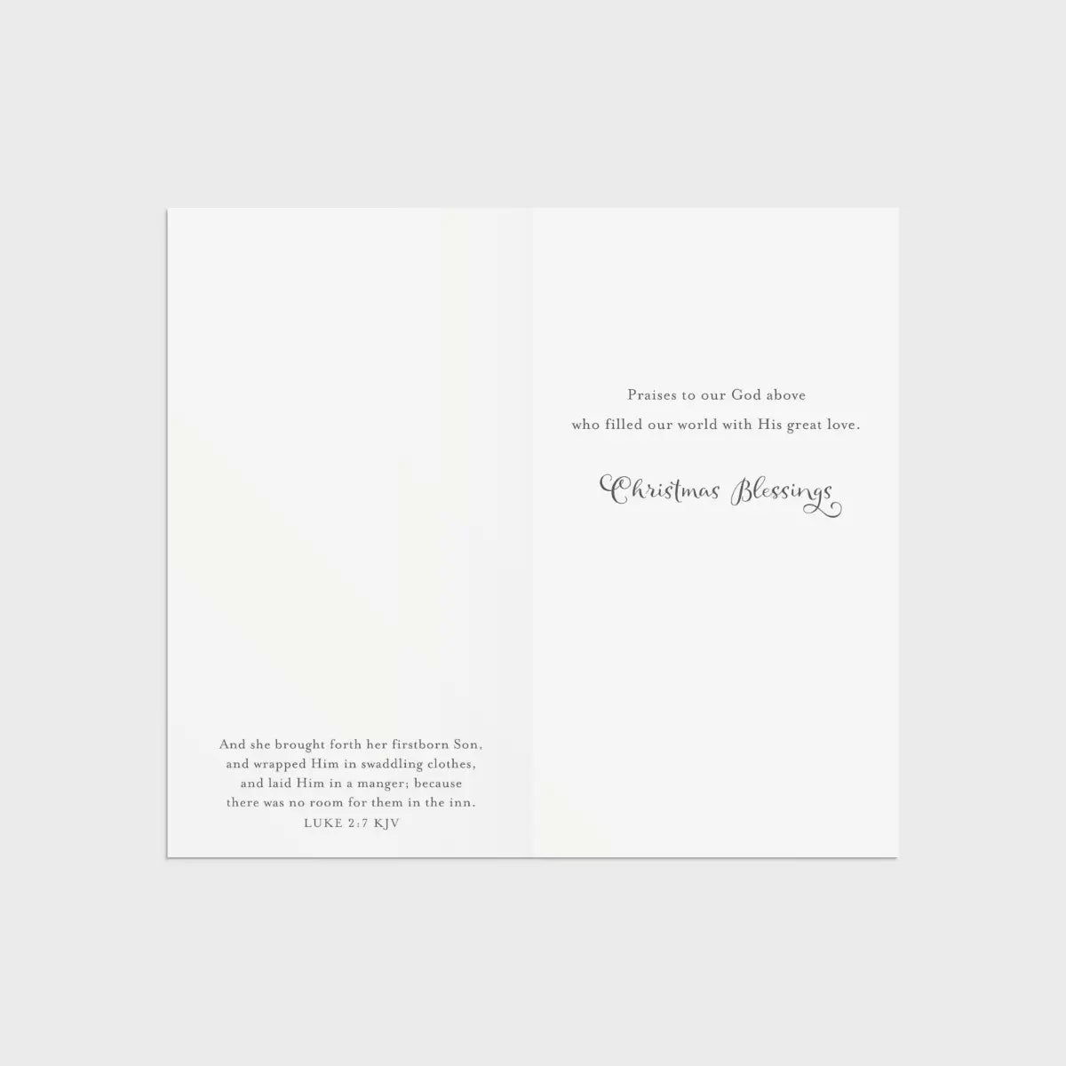 Little Inspirations - O Come Let Us Adore Him - 16 Christmas Boxed Cards and Envelopes, KJV