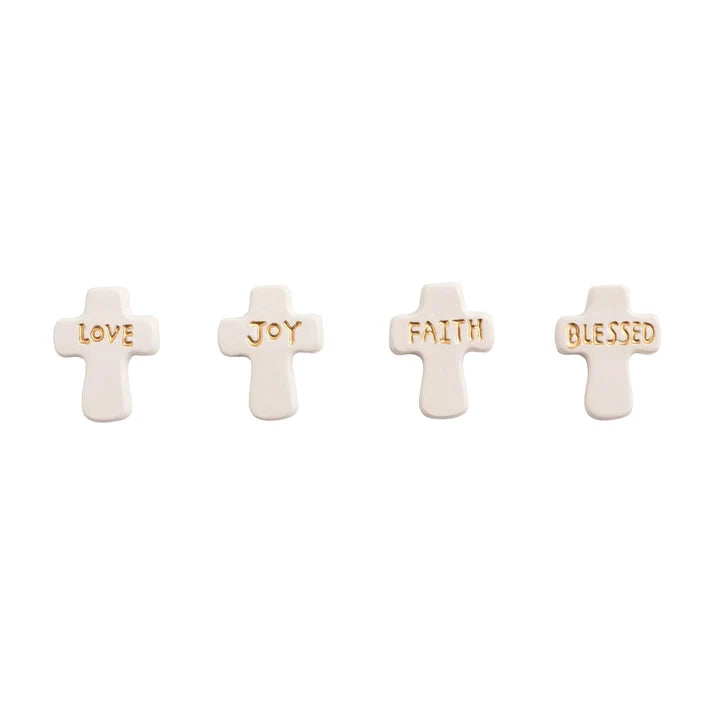 Tiny Ceramic Cross
