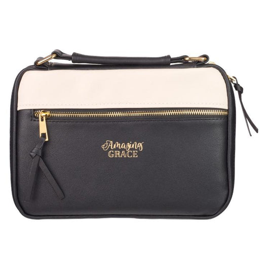 Amazing Grace Two-Tone LuxLeather Bible Cover, Large
