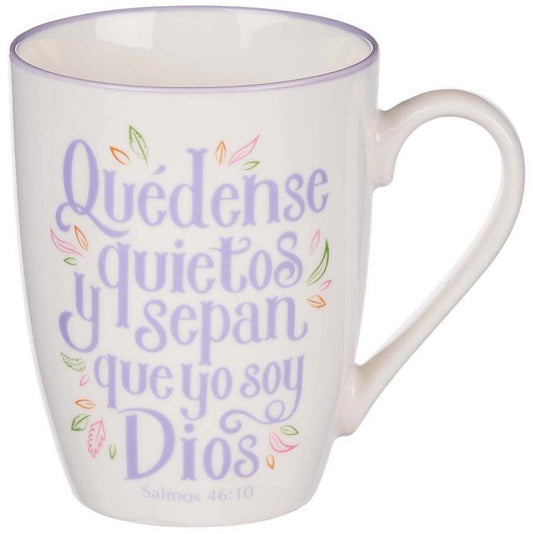 Quédense Quietos y Sepan Salmos Taza Cerámica – Salmos 46:10