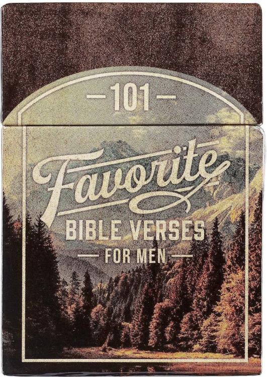 101 Favorite Bible Verses for Men Box of Blessings