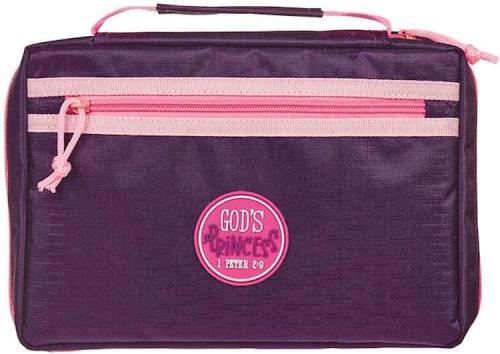 God's Princess Purple and Pink Bible Case - 1 Peter 2:9, Medium