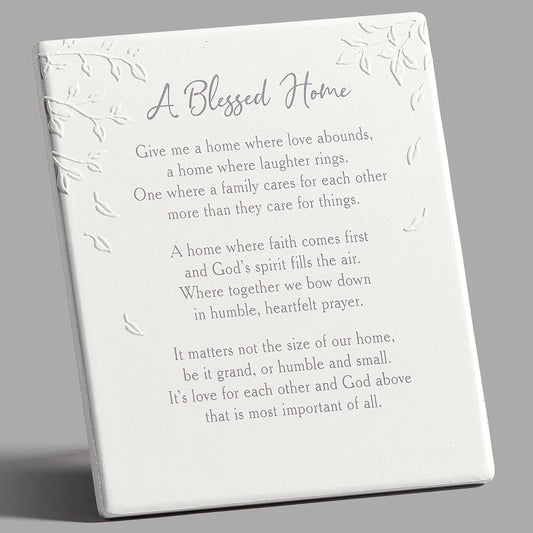 A Blessed Home Wall Plaque