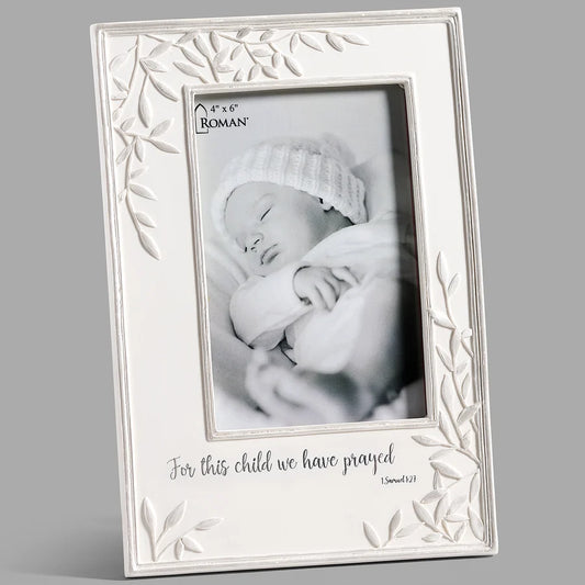 "For This Child We Have Prayed" Picture Frame