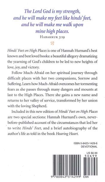 Hinds' Feet on High Places, Hannah Hurnard