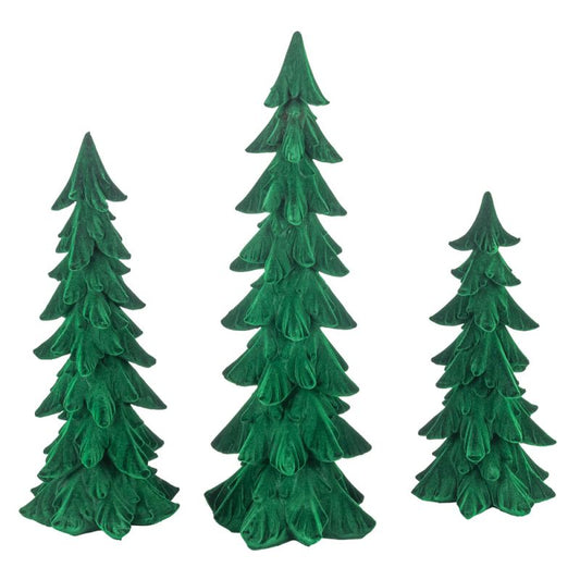 Fuzzy Green Tree, 3 Sizes