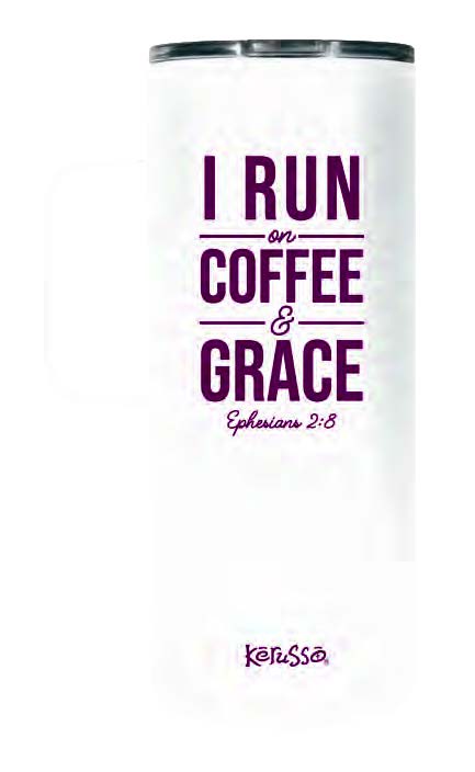 Kerusso 22 oz Stainless Steel Mug Run on Coffee