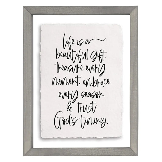 Life Beautiful Gift - Floating Art Rectangle