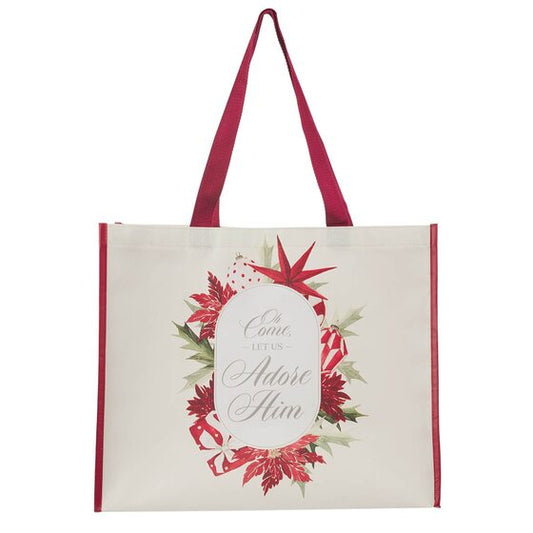 Tote XL Cream Red Adore Him