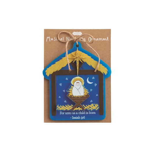 Musical Nativity Ornament