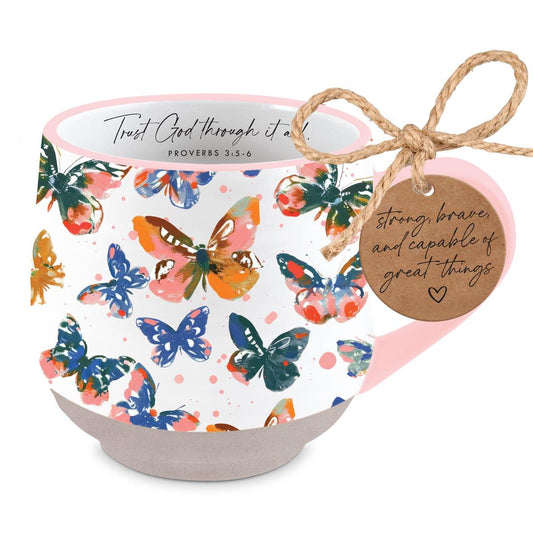 Mug Trust God Through It All 18Oz