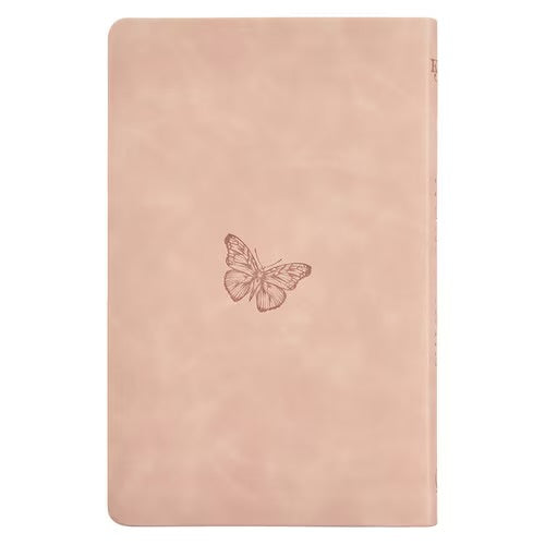 Dusty Pink Floral Faux Leather King James Version Gift Edition Bible