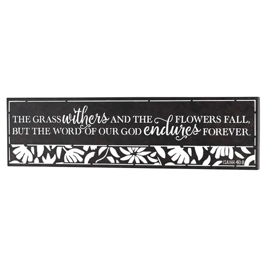Wall Hanging Metal The Grass Withers
