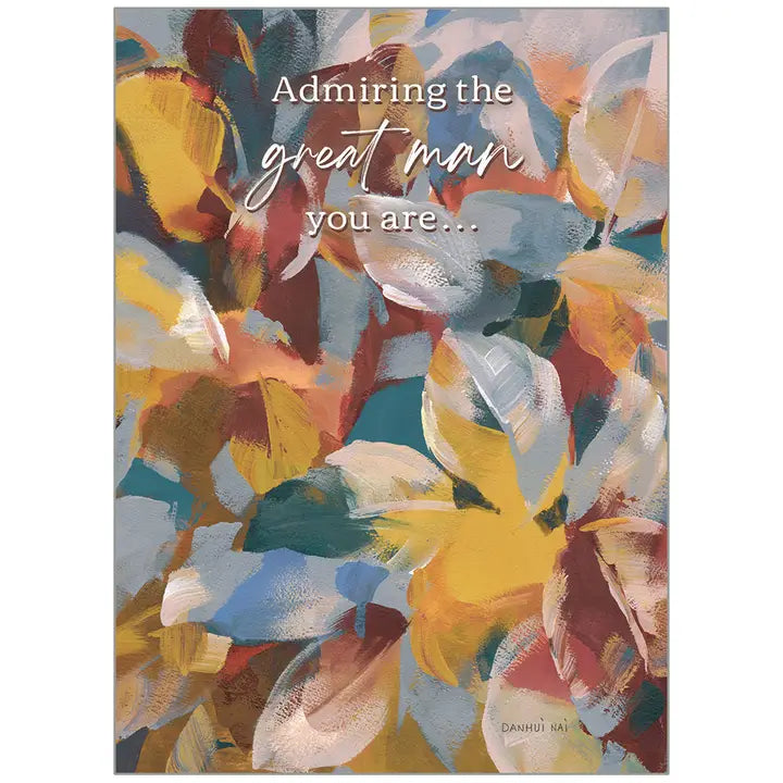 Abstract Leaves - Faith Birthday For Him Card- SCD112043