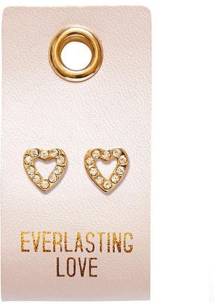 Everlasting Heart, Leather Tag Earrings