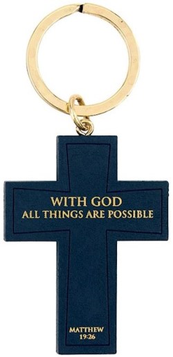With God All Things Are Possible Key Chain