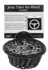 Jesus Takes the Wheel Charms in a Basket