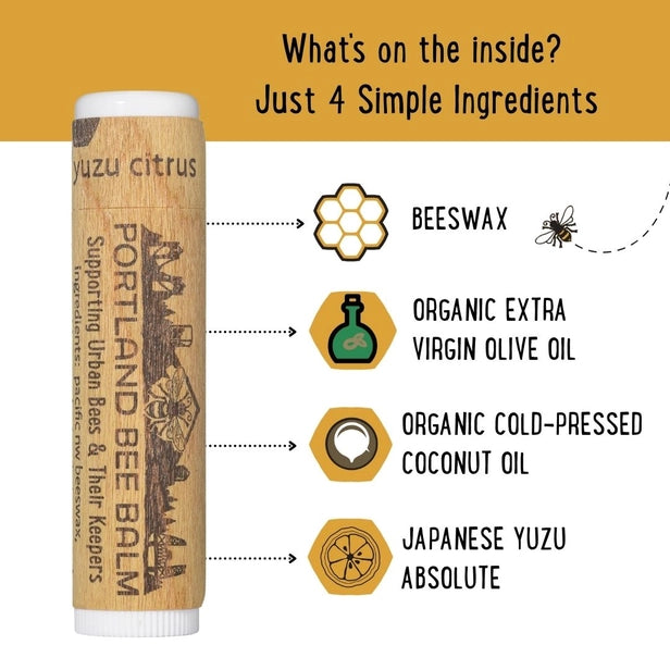 Yuzu Organic Citrus Beeswax Lip Balm