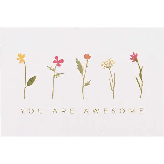 Itty Bitty Card You Are Awesome Bloom