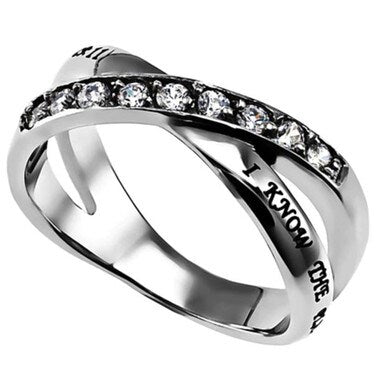 Women's Ring- Radiance, "I Know" Jer 29:11