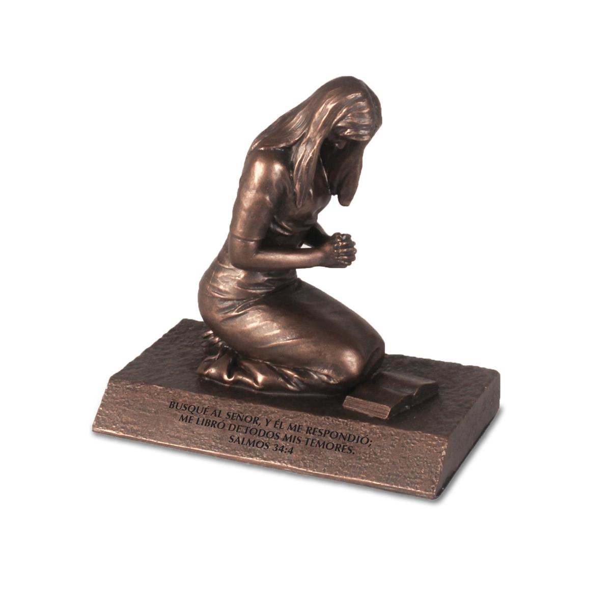 Spanish Sculpture Mujer Rezando 4.5"H