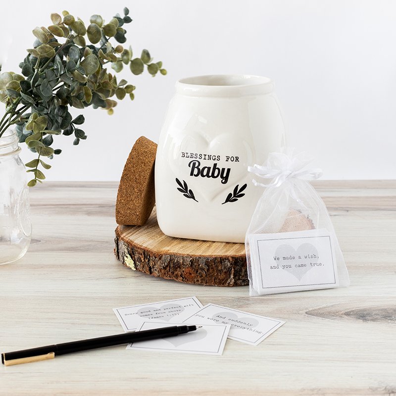 Blessings For Baby Prayer Jar with Cards
