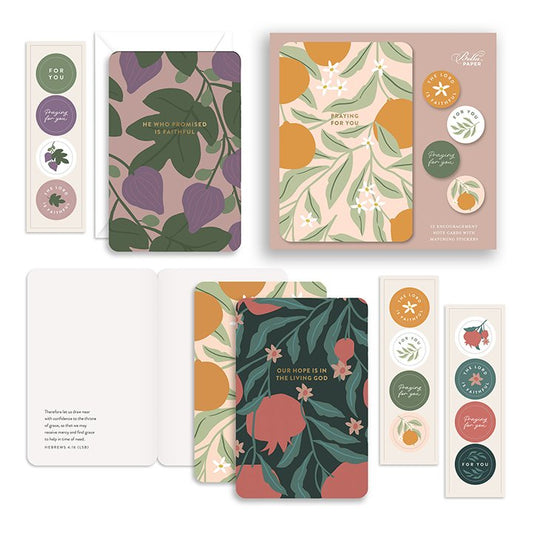 Good Fruits Encouragement Note Card Set, Set of 12