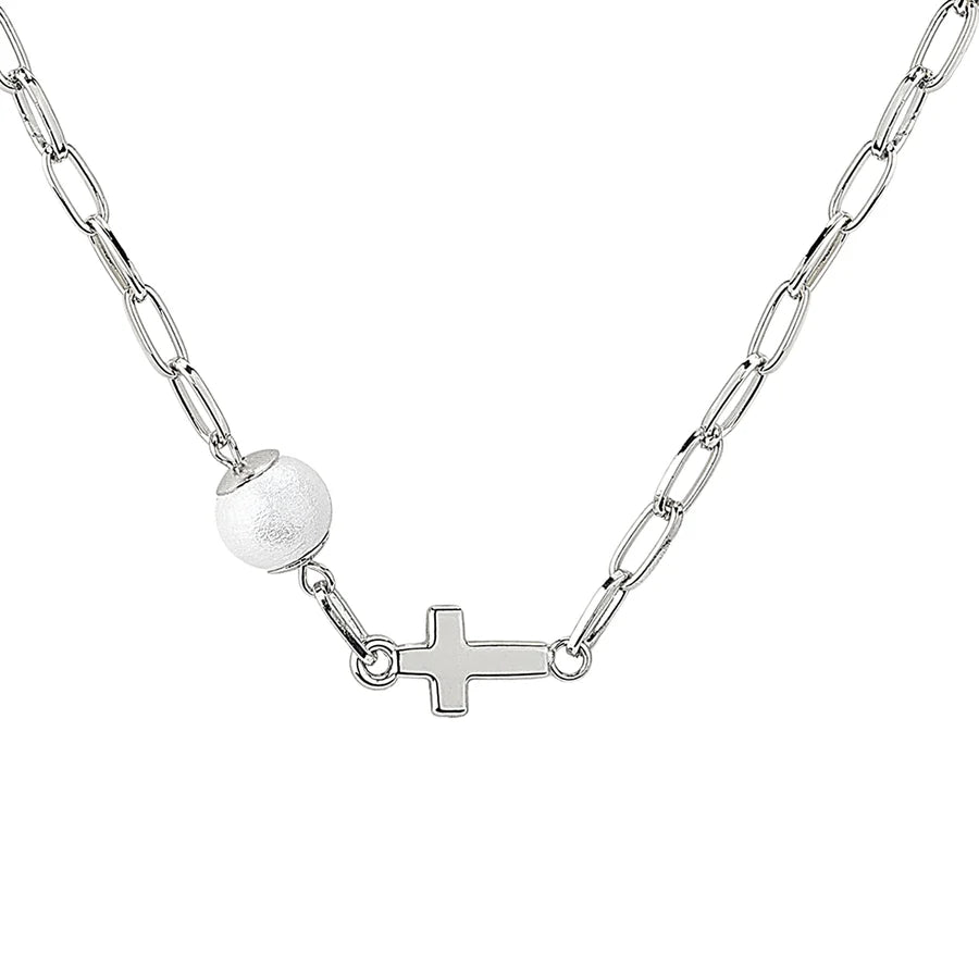 Expect a Miracle Cross Necklace