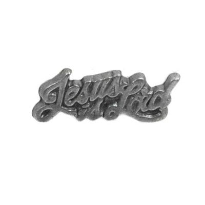 Jesus is Lord Lapel Pin, Silver Plated