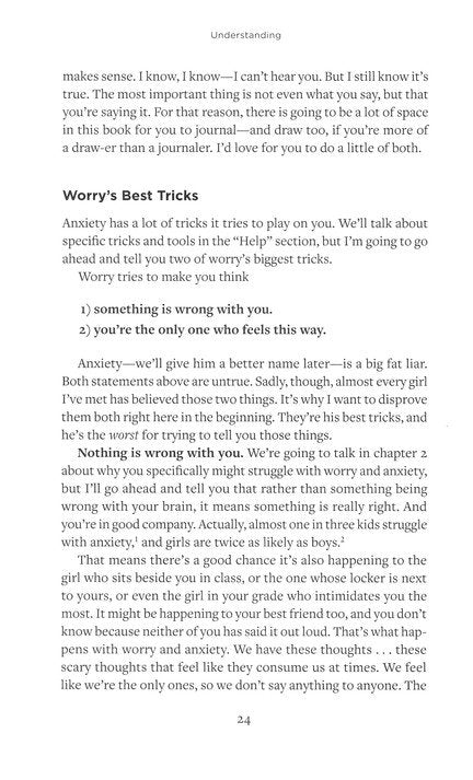 Brave: A Teen Girl's Guide to Beating Worry and Anxiety